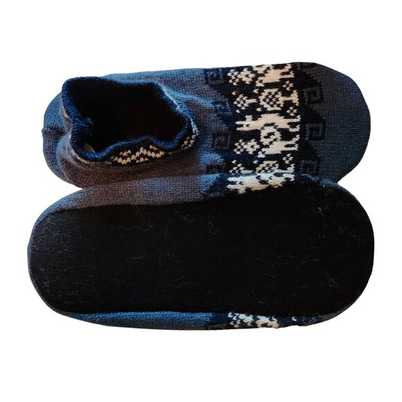 ALPACA Hand Knit Warm Bootie Slipper Socks Cushion Insole Adult Size 5-11 NWT - Picture 3 of 6